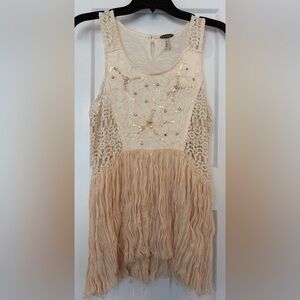 BKE Off-White Knit Top